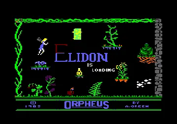 Elidon (UK) (1985) screen shot title